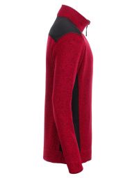 Arbeitspullover Fleece Herren Rot